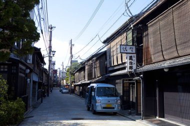 Evler ve mimari görünüm, Çin banliyöleri arka plan 