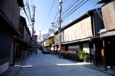 Evler ve mimari görünüm, Çin banliyöleri arka plan 