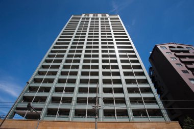 Modern şehir arkaplanı, şehir manzarası 