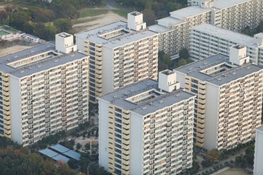 Modern şehir arkaplanı, şehir manzarası