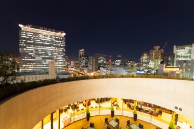 Modern şehir arkaplanı, şehir manzarası