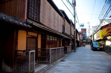 Evler ve mimari görünüm, Çin banliyöleri arka plan 