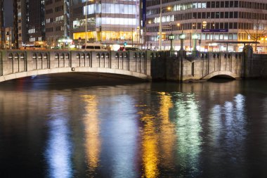 Modern şehir arkaplanı, şehir manzarası