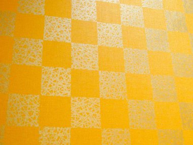 Kumaş arkaplan dokusu. sarı ve beyaz renk.