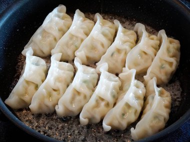 Lezzetli Asya yemeklerinin yakın görüntüsü