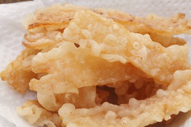 Kızarmış kalamar, detaylı görünüm