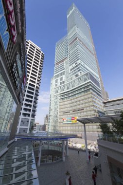 Modern şehir arkaplanı, şehir manzarası