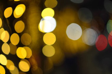 Bulanık bokeh ışıkları ile soyut arkaplan      