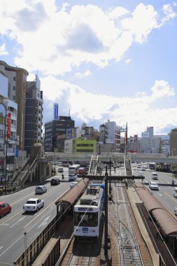 Şehir mimarisi kentsel arka plan görüntüsü 