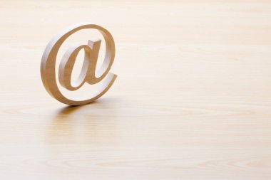 Tahta e- posta kavramı işareti, İnternet simgesi