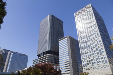 Modern şehir arkaplanı, şehir manzarası