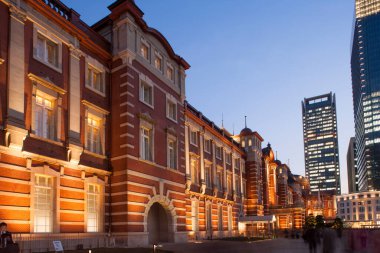 Modern şehir arkaplanı, şehir manzarası