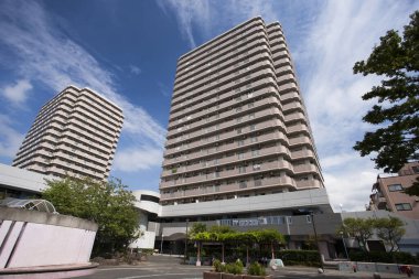 Modern şehir arkaplanı, şehir manzarası 