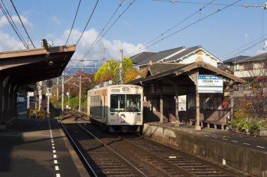 Kyoto, Japonya 'daki tren istasyonu.
