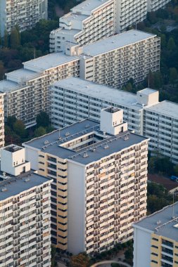 Modern şehir arkaplanı, şehir manzarası