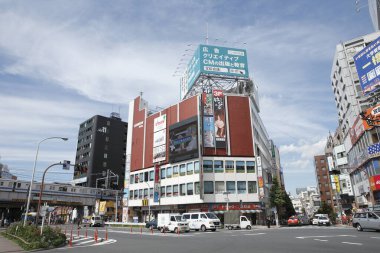 Modern şehir arkaplanı, şehir manzarası