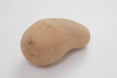 Taze organik patates, yakın plan.  