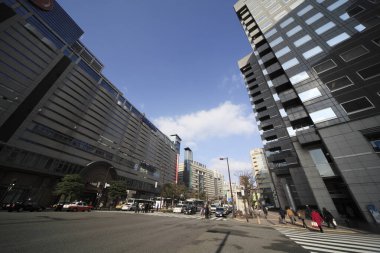 şehir konsepti arka plan görünümü, şehir mimarisi 