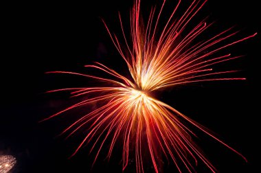 Geceleri çok güzel havai fişekler..                