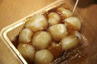 Lezzetli Asya mutfağının yakın görüntüsü