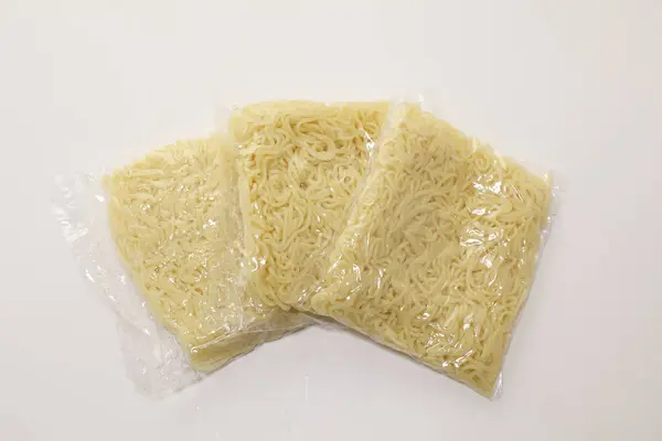 Dry Noodles Packs Isolated White Background — Stock Photo, Image