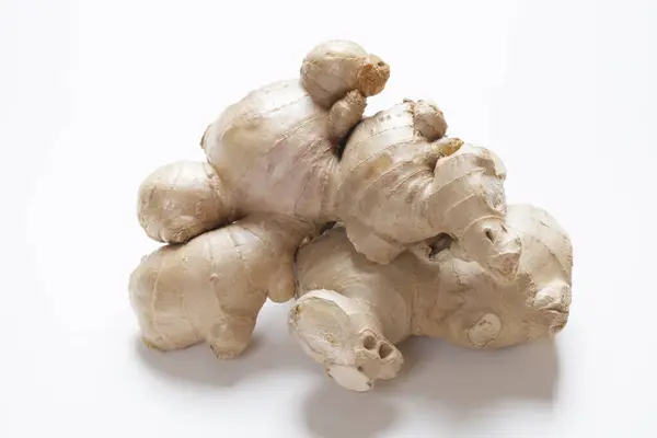 Ginger Roots Isolated Background Close — Stock Photo, Image