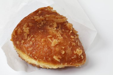Dorayaki 'nin yakın görüntüsü, Japon tatlısı.