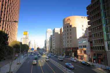 Modern şehir arkaplanı, şehir manzarası