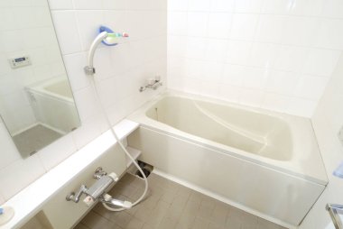 evdeki banyonun modern iç tasarımı