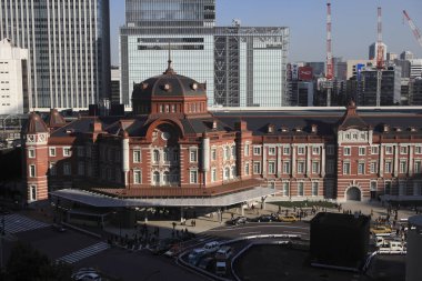 Tokyo Station Marunouchi Building in Tokyo, Japan  clipart