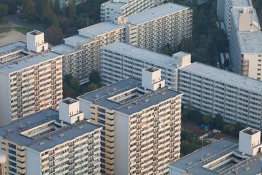 Modern şehir arkaplanı, şehir manzarası