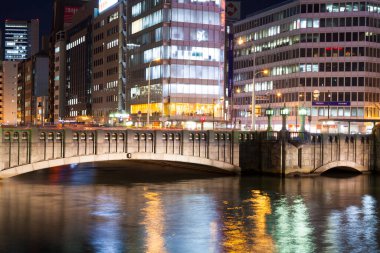 Modern şehir arkaplanı, şehir manzarası