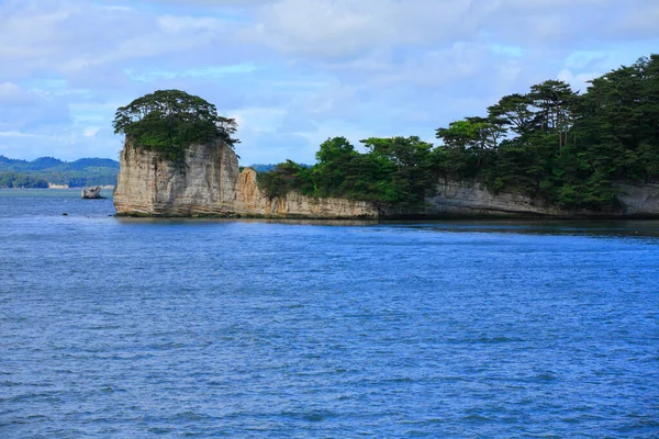 Wunderschöne Landschaft Von Meer Und Felsiger Küste Matsushima Inseln Der — Stockfoto