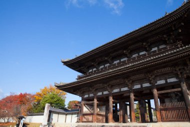 güzel geleneksel mimari şehir Japonya 'da