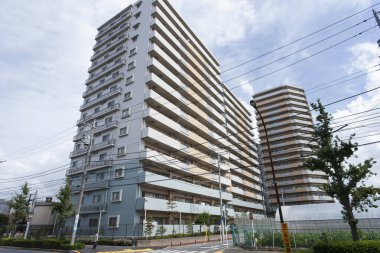 Modern şehir arkaplanı, şehir manzarası 