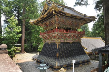 Güzel Japon tapınağı manzarası, Budizm konsepti