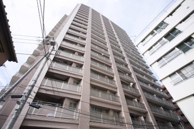 Modern şehir arkaplanı, şehir manzarası 