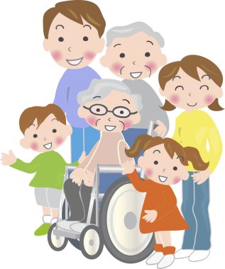 Gülümseyen aile mutlu bir şekilde poz veriyor