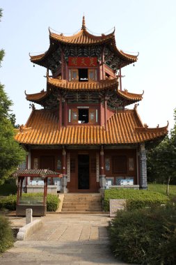 Kutsal tapınağın manzarası, Japonya, Asya