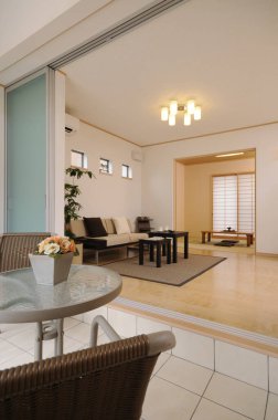 modern apartman iç tasarım arkaplan görüntüsü 