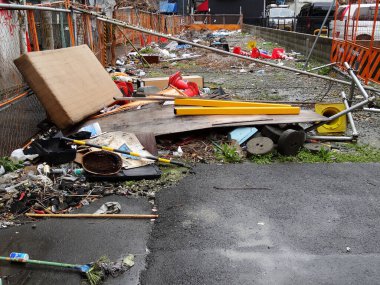 Şehirde çöp ve atık, kirlilik kavramı