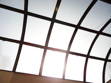 Şehirdeki modern mimari, soyut mimari arka plan 