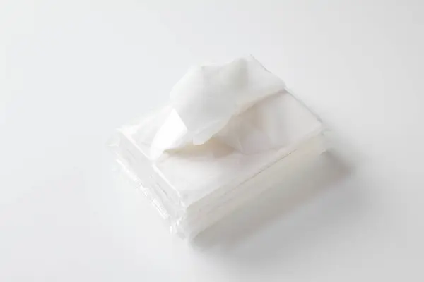 Tissue Box Flu White Background Close — Stock Photo, Image