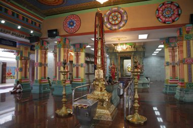 Sri Mahamariamman Temple interior detail, bangkok