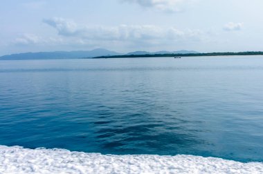 güzel mavi deniz su arka plan  