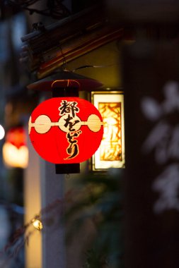 chinese new year 's lantern with red and black