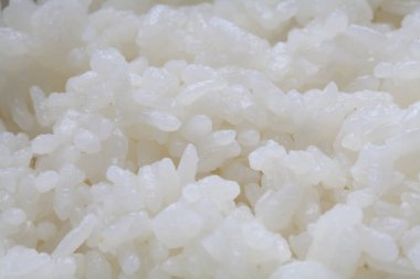 haşlanmış pirinç yakın çekim