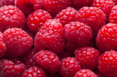 Olgun Kırmızı Ahududu arka plan