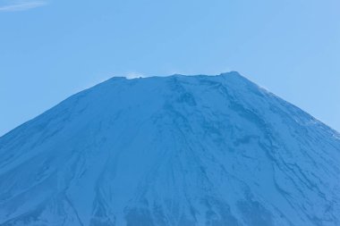 Japonya 'daki Fuji Dağı' nın güzel manzarası