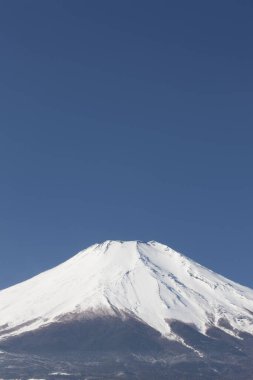 Fuji Dağı ve Kawaguchiko Gölü Yamanashi 'de.